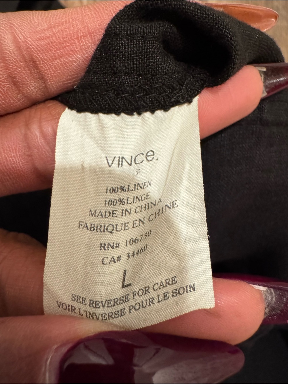 Vince Linen Drawstring Pants - Picture 10 of 11